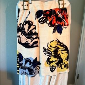 Anthropologie Maeve Floral High-Waisted Skirt - Size US 4 / UK 8 / EU 36